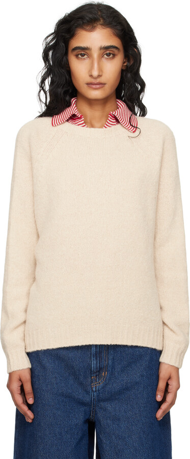 Weekend Max Mara Off-White Ghiacci Sweater