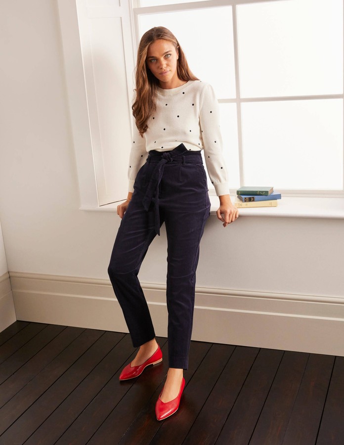 navy corduroy trousers womens