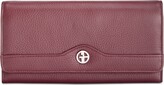 Thumbnail for your product : Giani Bernini Pebble Leather Receipt Wallet, Created for Macy's - Black/Silver