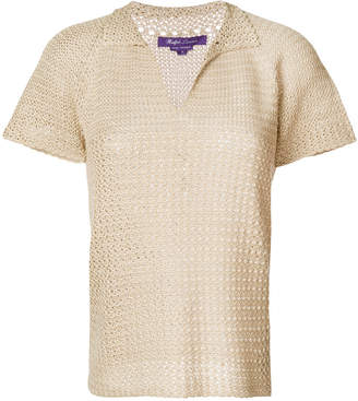 Ralph Lauren crochet polo shirt