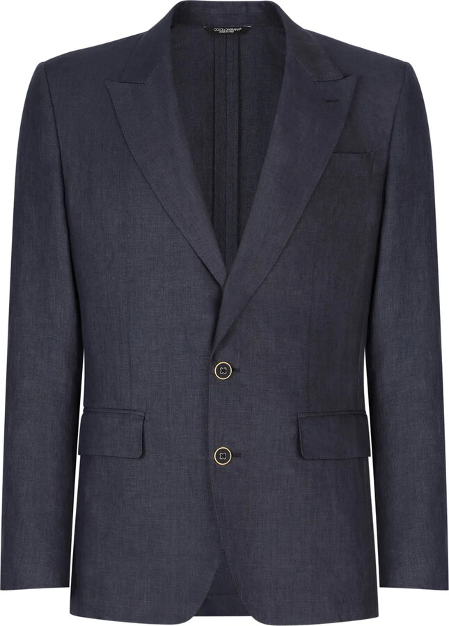 Dolce & Gabbana Linen Sicilia-fit jacket