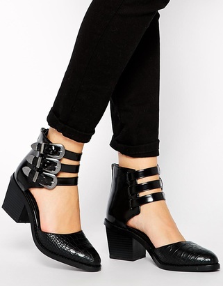 ASOS COLLECTION RAGAN Two Part Ankle Boots