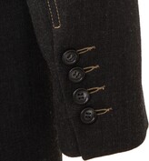 Thumbnail for your product : 1X1Studio Charcoal Peak Lapel Coat