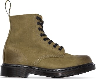 dr martens olive green