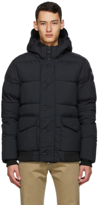 canada goose black label arosa quilted hooded parka