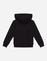 Thumbnail for your product : Dolce & Gabbana Jersey Hoodie With Plate