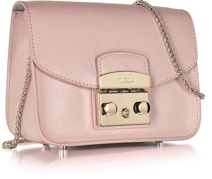 Furla Metropolis Moonstone Leather Mini Crossbody Bag ShopStyle Clutches