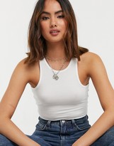 Thumbnail for your product : Free People high neck ribbed tank top