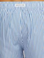 Thumbnail for your product : Hamilton And Hare - Striped Cotton Boxer Shorts - Mens - Blue