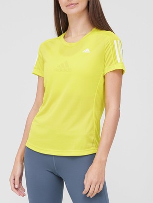 adidas Own The Run T-Shirt - Yellow