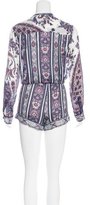 Thumbnail for your product : Etoile Isabel Marant Chiffon Printed Romper