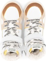 Thumbnail for your product : Zadig & Voltaire Kids Logo-Lace Hi-Top Sneakers