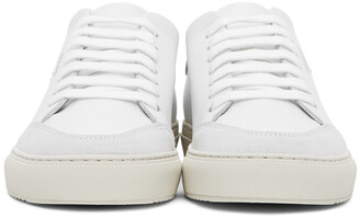 Axel Arigato SSENSE Exclusive White & Pink Birds Clean 90 Sneakers