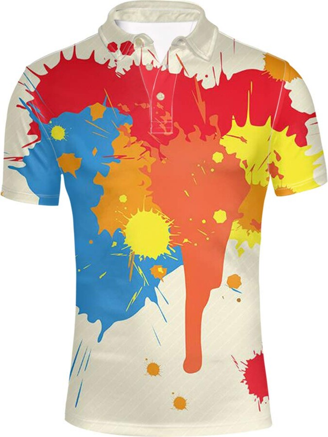 bright colored polos