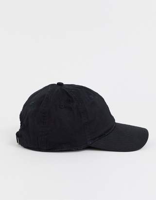 Element Fluky Dad Cap With Small Logo In Black