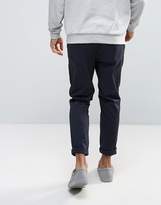 Thumbnail for your product : ASOS Design DESIGN tapered chinos in navy