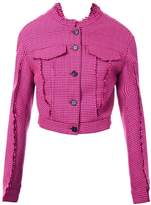 Thumbnail for your product : Yang Li button down fitted jacket