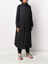 Thumbnail for your product : Moncler Drawstring Waist Hooded Coat