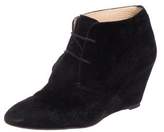 Thumbnail for your product : Christian Louboutin Suede Wedge Booties