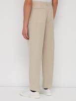 Thumbnail for your product : Lemaire Mid Rise Tailored Wool Trousers - Mens - Light Grey