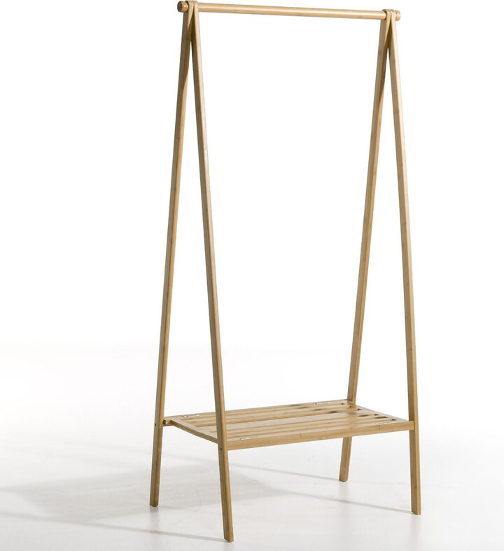 So'home Bamboo Folding Clothes Rack With Shelf ShopStyle Bookcases