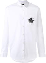 Thumbnail for your product : DSQUARED2 logo embroidered shirt