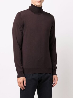 Lardini Fine-Knit Turtleneck Sweater