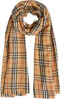 Thumbnail for your product : Burberry Vintage Check Lightweight Cashmere Scarf