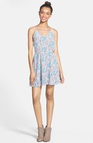 Thumbnail for your product : dee elle Print Strappy Skater Dress (Juniors)