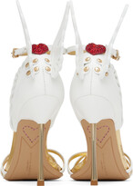 Thumbnail for your product : Sophia Webster White Heavenly Heeled Sandals
