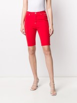 Thumbnail for your product : pushBUTTON High-Waisted Denim Shorts