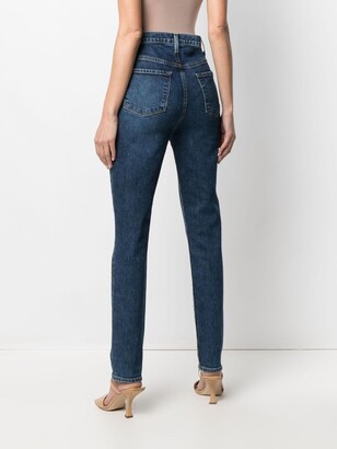 J Brand Runaway high-rise slim straight-leg jeans