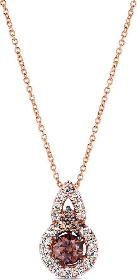 LeVian Euphoria Chocolate 14K 0.13 ct. tw. Diamond Pendant