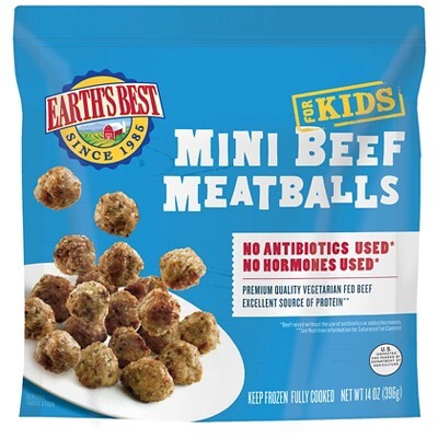 Earth's Best Baked Mini Beef Meatballs - Frozen - 14oz