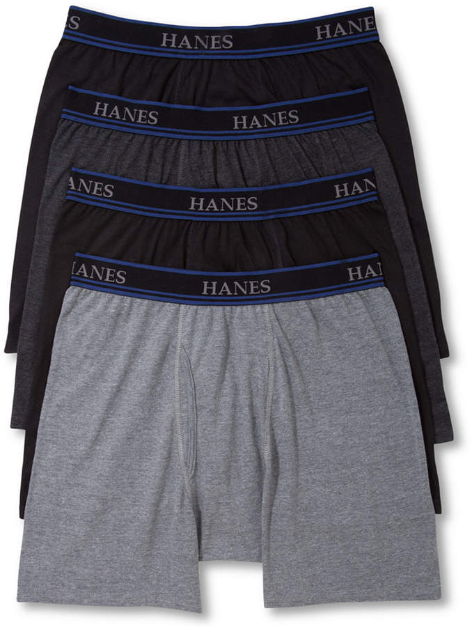 Hanes Platinum Men's Underwear, ComfortBlend 6and#034; Short Leg Boxer ...