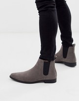 gray chelsea boot