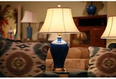 Thumbnail for your product : Bungalow Rose Britt Ceramic 27" Table Lamp Base Color: Aquamarine Blue Dreamy Glaze
