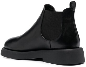 Marsèll Elasticated Panel Platform Sole Ankle Boots