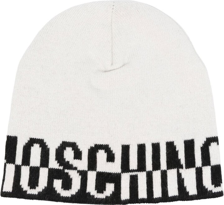 Moschino Wool Beanie in Black Save 31% Womens Hats Moschino Hats 