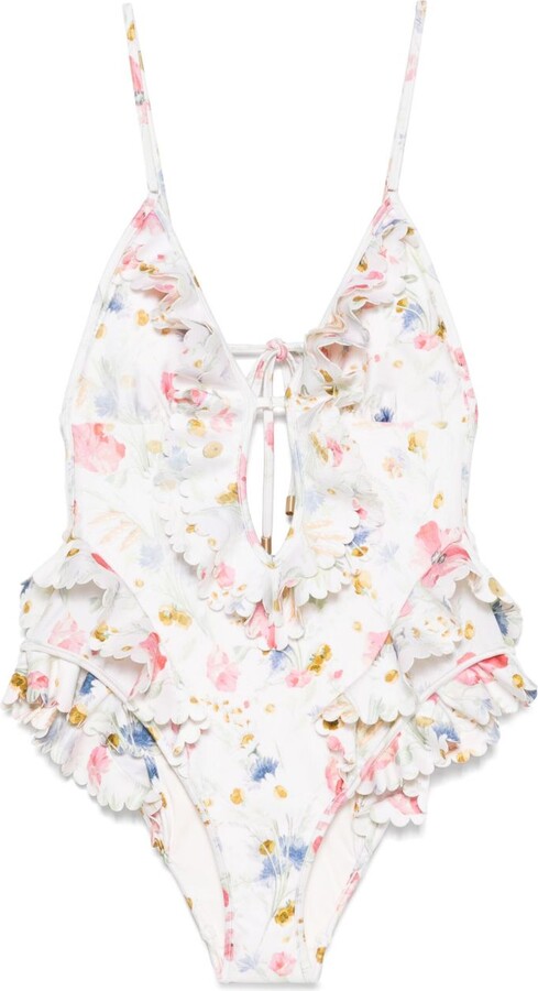 Zimmermann Lucky Waterfall Swimsuit