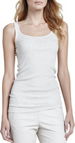 Thumbnail for your product : Vince Favorite Tank, Heather White