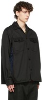 Thumbnail for your product : Sacai Black Chino & Grosgrain Shirt