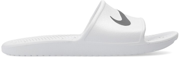 Nike Kawa Shower Slides Men's White - ShopStyle Shoes