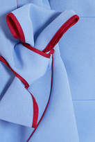 Thumbnail for your product : Roksanda Harlin Bow-embellished Crepe Mini Dress - Azure