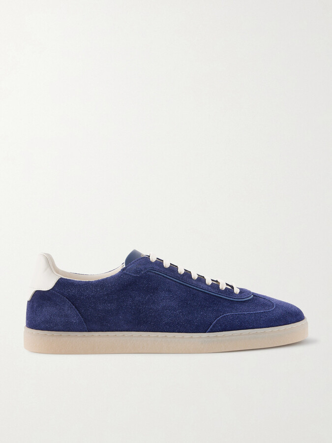 Brunello Cucinelli Coda di Rondine Suede Sneakers