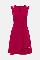 Thumbnail for your product : Karen Millen Soft Tailored Short Waterfall Dress