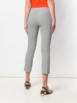 Thumbnail for your product : Theory Houndstooth Check Cropped Trousers