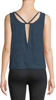 Thumbnail for your product : Beyond Yoga Weekend Traveler Sleeveless Cropped Tank Top