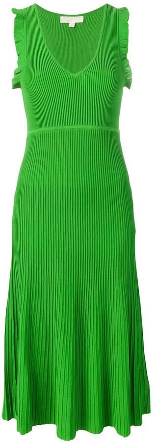 green michael kors dress