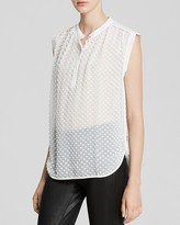 Thumbnail for your product : Rebecca Taylor Top - Sleeveless Crinkle